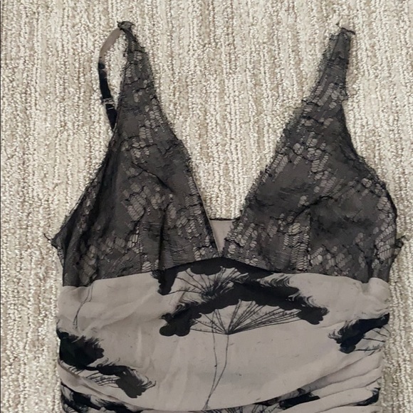 Elizabeth & James purple floral Alita dress 0 xs - Picture 2 of 8